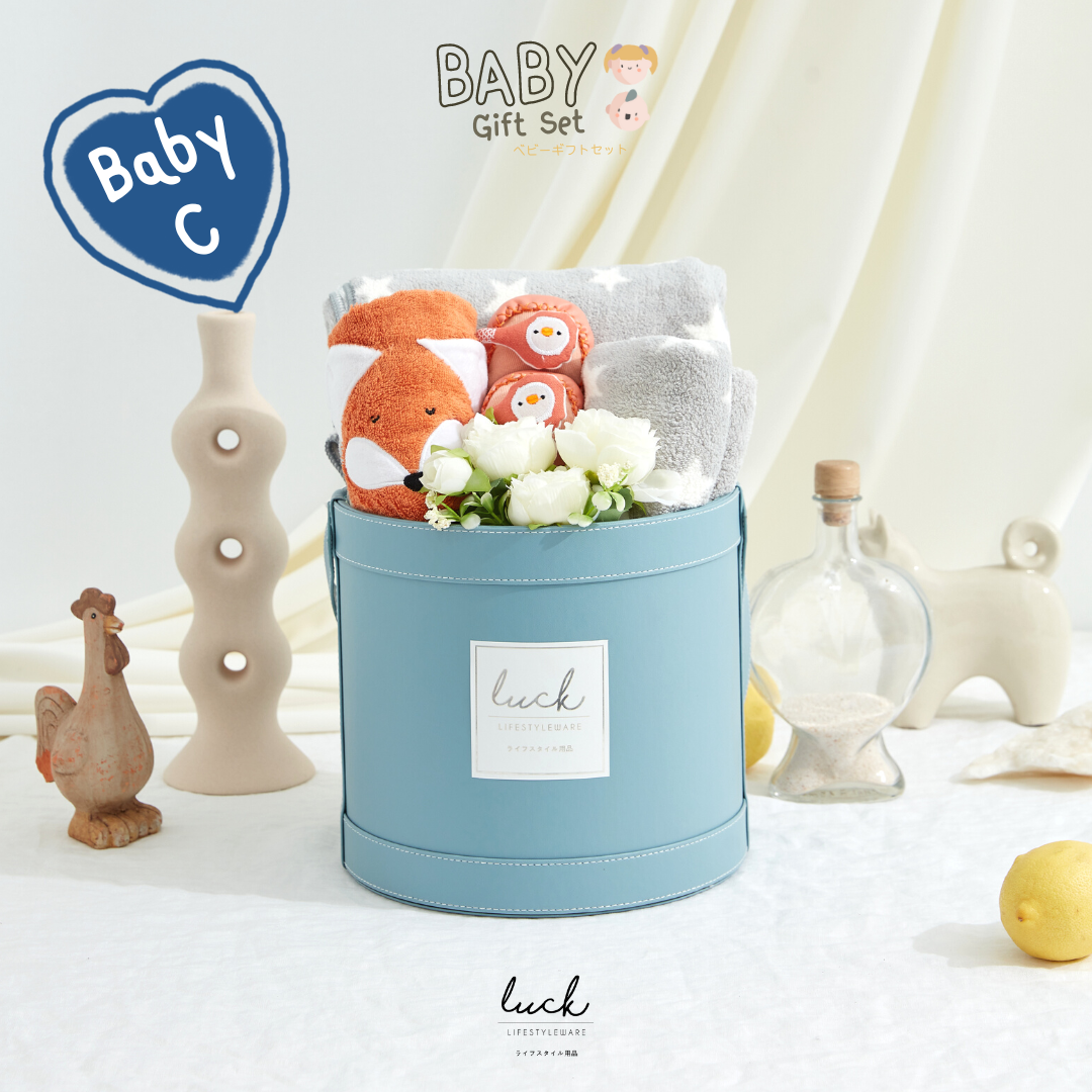 Newborn Gift Set - Baby C (Whispy Blue)